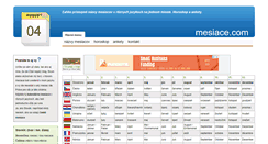 Desktop Screenshot of mesiace.com